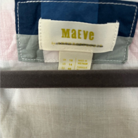 Maeve Gingham Cricket Club Colorful Dress, Size 14 - Picture 5 of 5